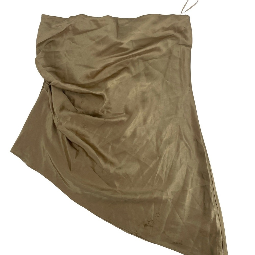 Reformation Strapless quinley top Size S Gold Fair